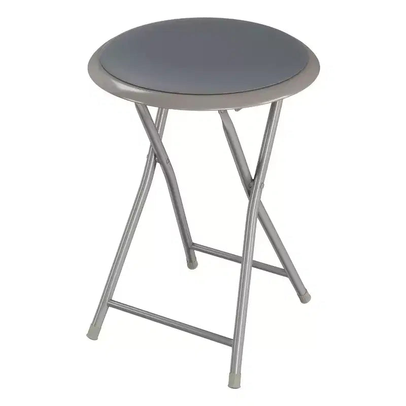 Tabouret pliant sans dossier de 45,7 cm (18 pouces) avec capacité de 102 kg (225 livres) pour la maison ou le bureau