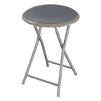 Tabouret pliant sans dossier de 45,7 cm (18 pouces) avec capacité de 102 kg (225 livres) pour la maison ou le bureau