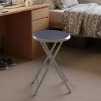 Tabouret pliant sans dossier de 45,7 cm (18 pouces) avec capacité de 102 kg (225 livres) pour la maison ou le bureau