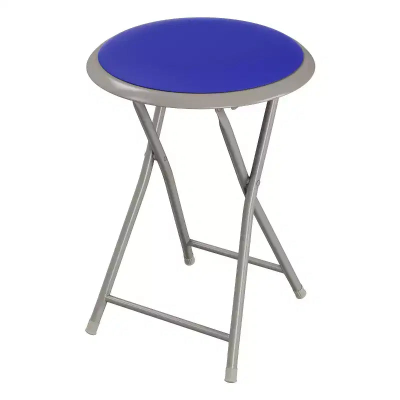 Tabouret pliant sans dossier de 45,7 cm (18 pouces) avec capacité de 102 kg (225 livres) pour la maison ou le bureau