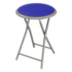 Tabouret pliant sans dossier de 45,7 cm (18 pouces) avec capacité de 102 kg (225 livres) pour la maison ou le bureau