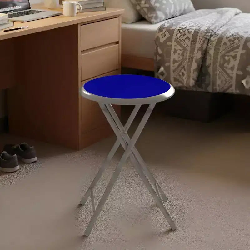 Tabouret pliant sans dossier de 45,7 cm (18 pouces) avec capacité de 102 kg (225 livres) pour la maison ou le bureau