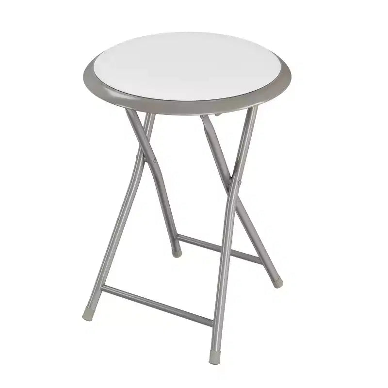 Tabouret pliant sans dossier de 45,7 cm (18 pouces) avec capacité de 102 kg (225 livres) pour la maison ou le bureau