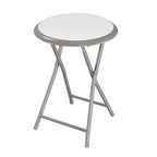 Tabouret pliant sans dossier de 45,7 cm (18 pouces) avec capacité de 102 kg (225 livres) pour la maison ou le bureau