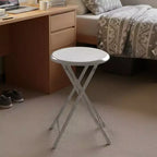 Tabouret pliant sans dossier de 45,7 cm (18 pouces) avec capacité de 102 kg (225 livres) pour la maison ou le bureau