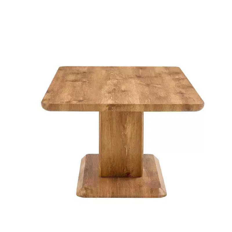 Table basse rectangulaire en faux marbre avec base robuste, table d'appoint moderne pour salon, bureau ou balcon