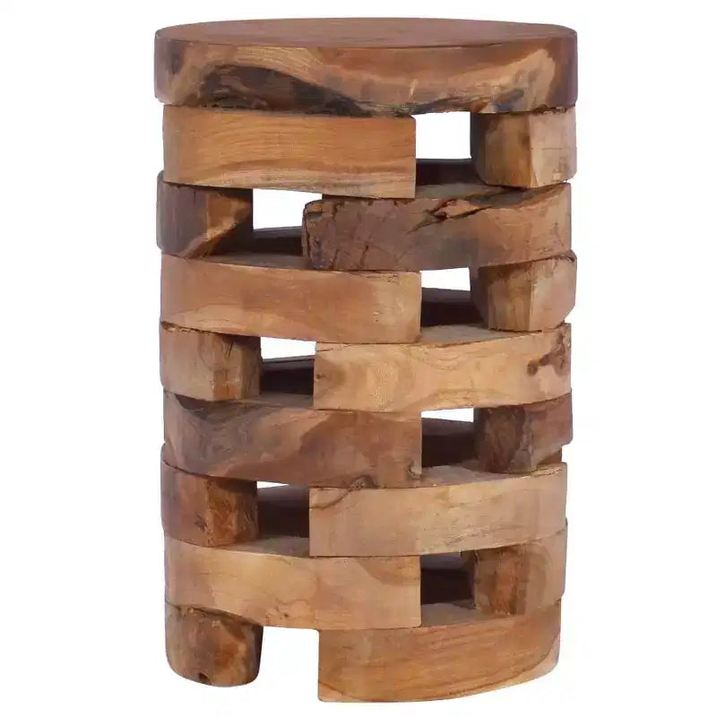 Table de Chevet Teck Bois de Teck Massif Moyen Durable