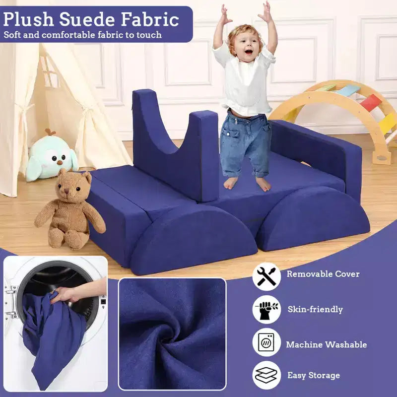 Canapé convertible multifonctionnel, canapé de jeu modulaire pour enfants
