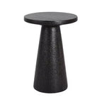 Table d'appoint moderne en béton léger pour salon ou patio