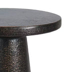 Table d'appoint moderne en béton léger pour salon ou patio