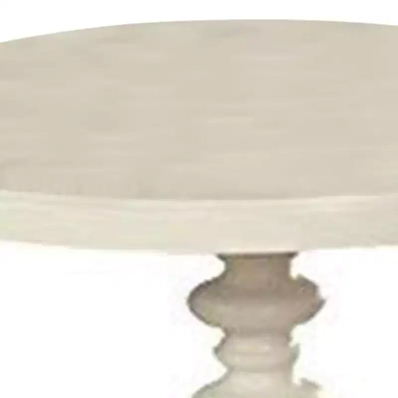 Table d'appoint Royal Hampton avec plateau rond, blanc