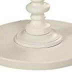 Table d'appoint Royal Hampton avec plateau rond, blanc