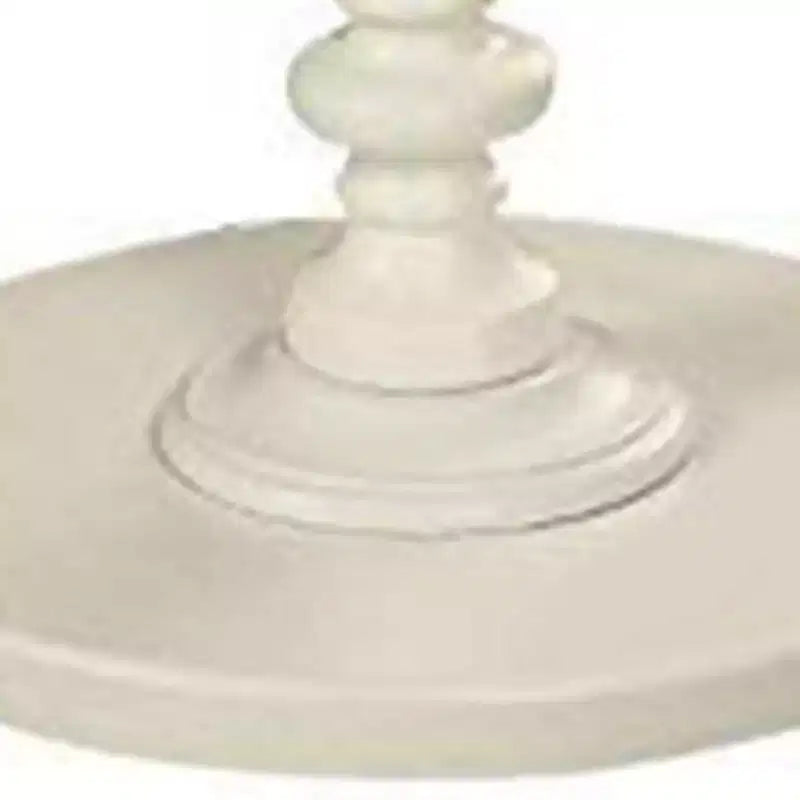 Table d'appoint Royal Hampton avec plateau rond, blanc
