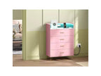Commode 4 Tiroirs avec Station de Charge, Commode Moderne avec Contrôle par Application, Grand Meuble de Rangement pour Chambre et Salon