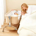 Lit cododo 3-en-1 avec moustiquaire, lit de voyage pour bébé et hauteur réglable
