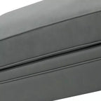 Ottoman en cuir véritable contemporain de 67 cm de large pour salon