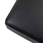 Ottoman en cuir véritable contemporain de 67 cm de large pour salon
